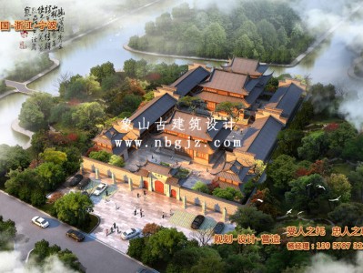 温州天福寺重建规划效果图