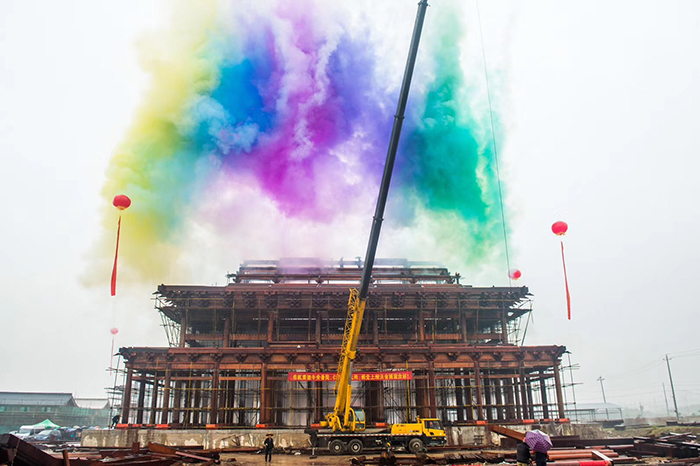 古建筑鸟瞰图制作，精准呈现历史韵味与现代审美